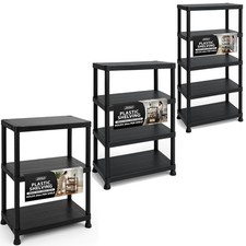 3/4/5 TIER PLASTIC SHELVING