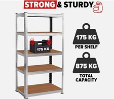 Silver Garage Shed Racking