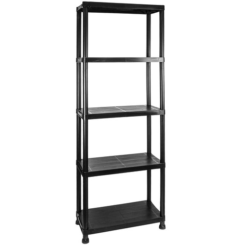 Garage storage shelves black - garage,