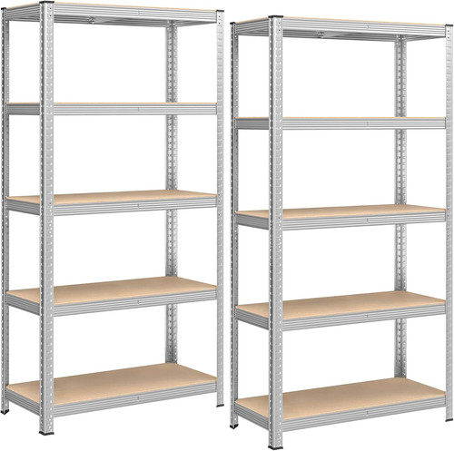 Tier heavy duty shelving - 5-tier,